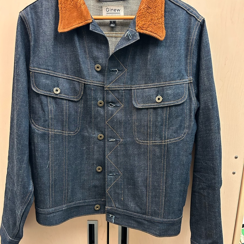 Ginew Thunderbird Jacket with hunted deerskin collar